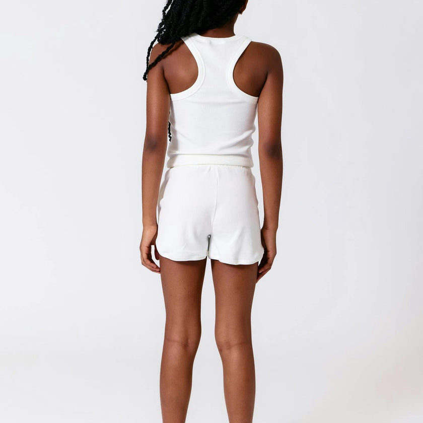 Girls Rib Shorts in Black