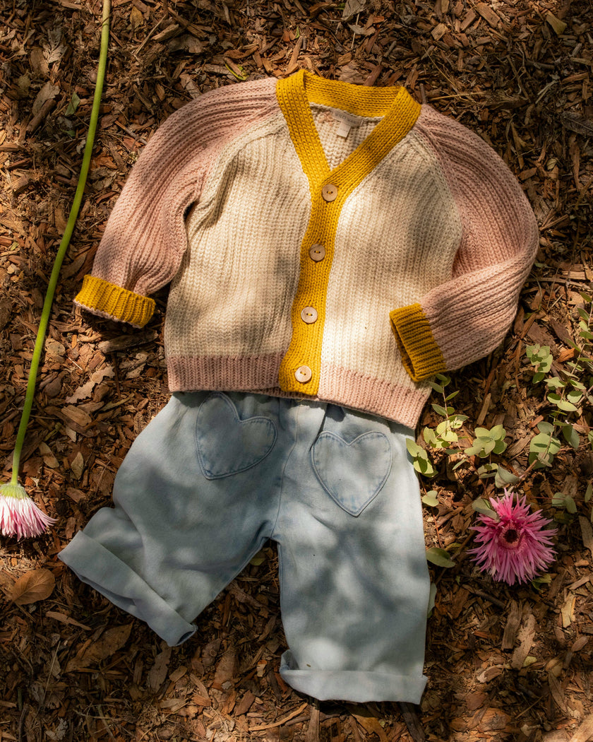 Rainbow Cardigan in Multicolor
