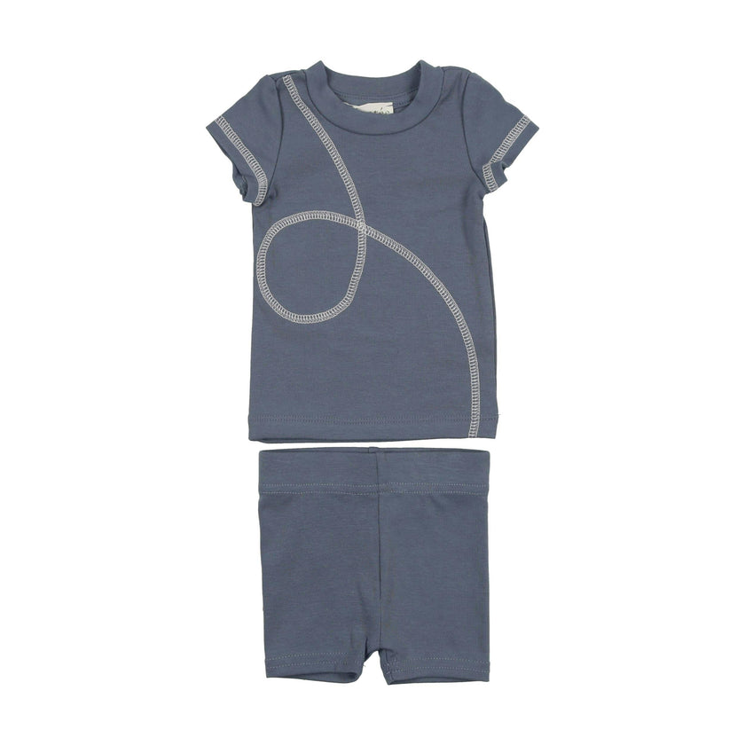 Spiral Stitch Short Set