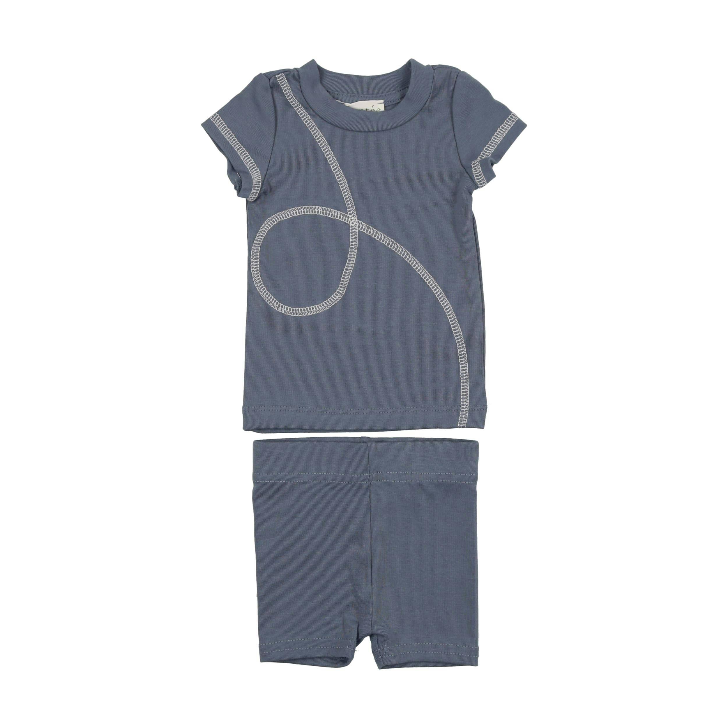 Spiral Stitch Short Set