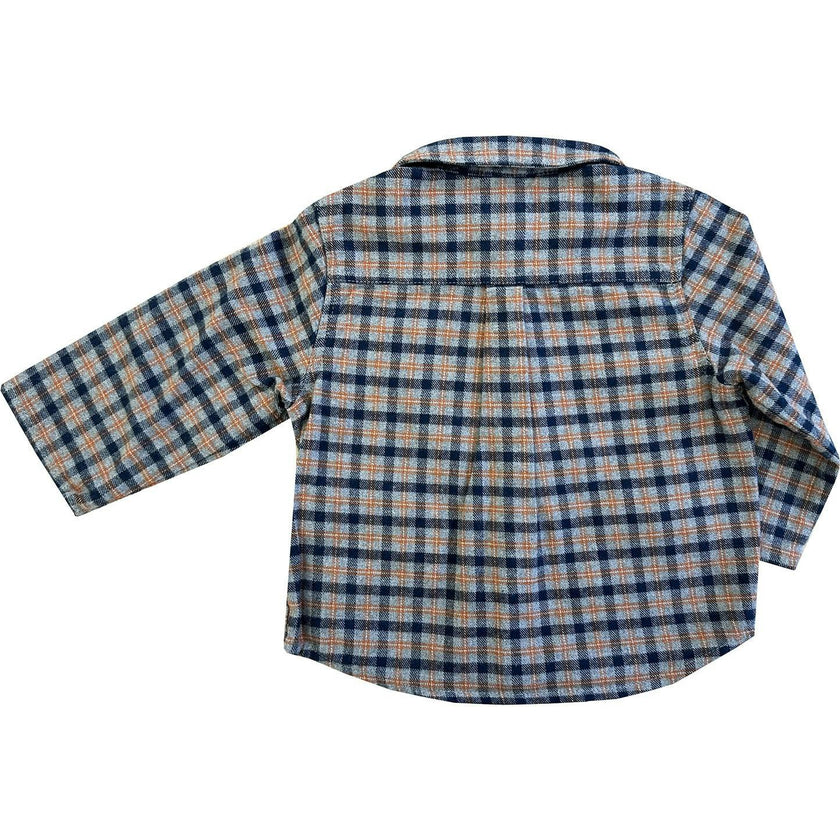 BONTON Soft Plaid Pan Baby Shirt