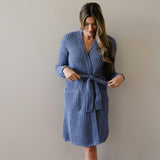 WAFFLE KNIT ROBES