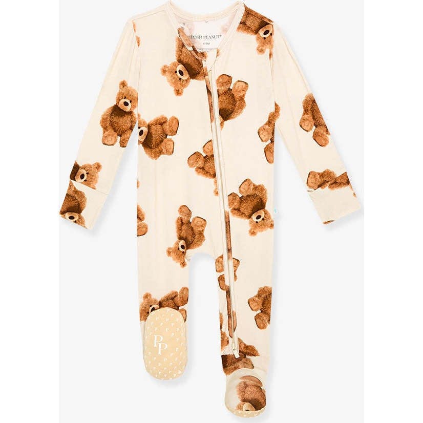 Teddy Freddy Footie Zippered One Piece