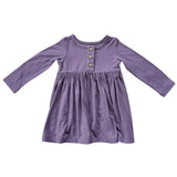 Long Sleeve Henley Dress Christmas Dogs