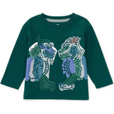Mythical Xiezhi Graphic Tee, Green