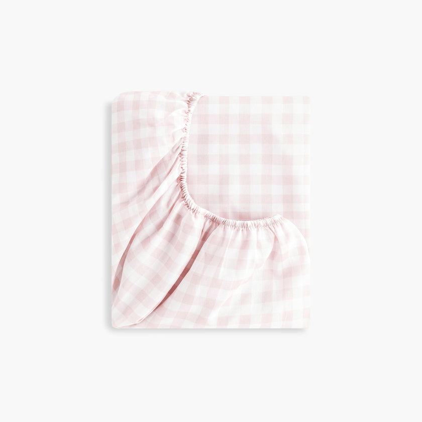 Picnic Gingham Crib Sheet