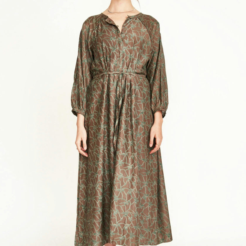 Somerset Dress in Molten Kudzu