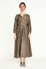 Somerset Dress in Molten Kudzu