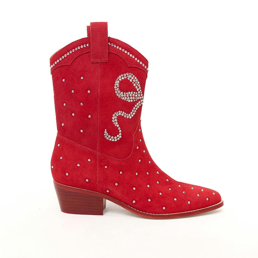Channing Bootie in Red