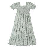 Organic Smocked Tiered Dress