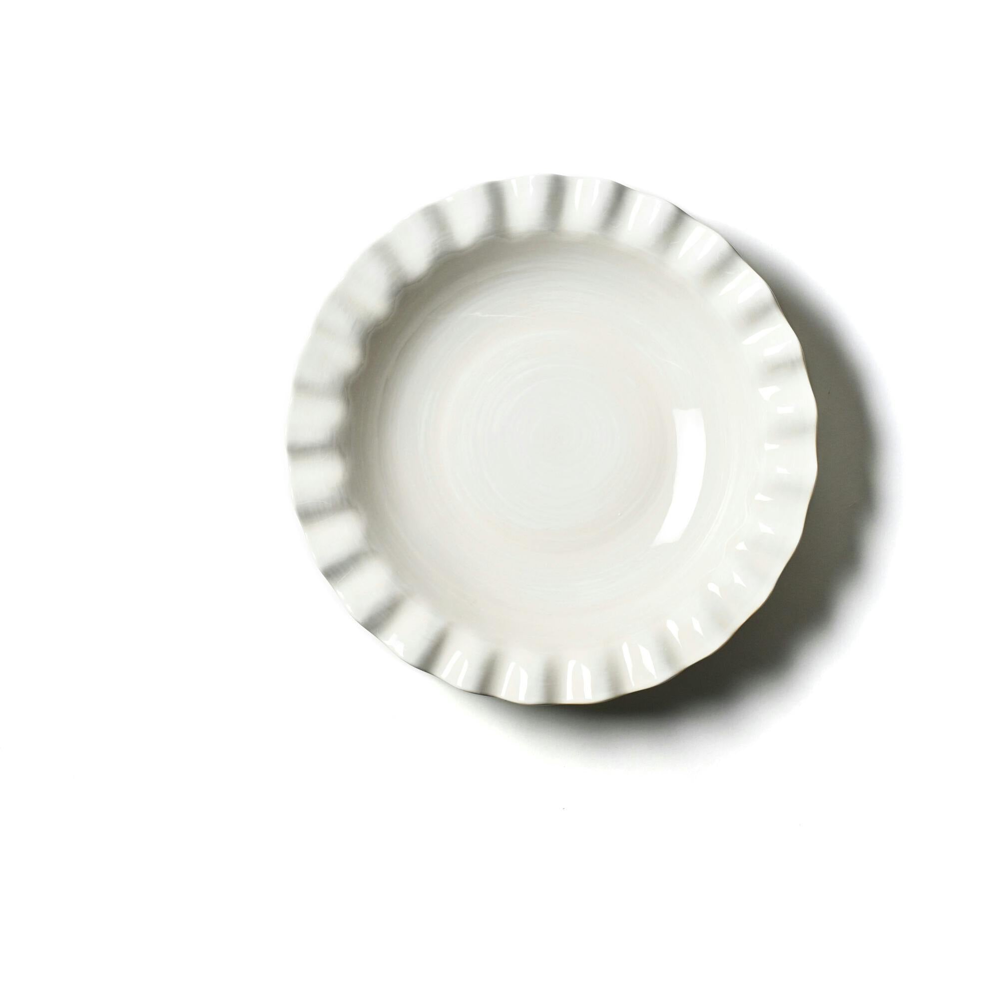 Signature White Ruffle Best Bowl