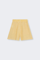 Alheli Woman Short Mimosa Yellow Stripes