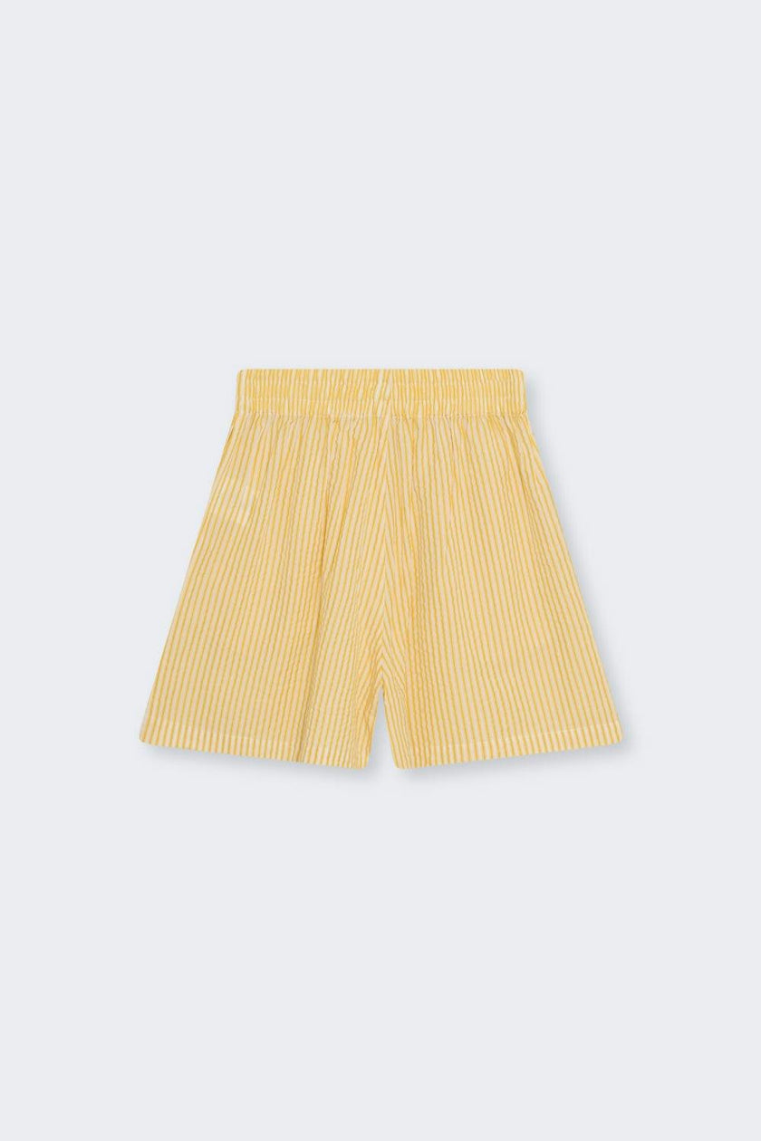 Alheli Woman Short Mimosa Yellow Stripes