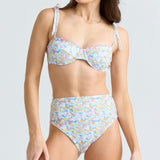 women's jasmine blossom high waist bikini bottom