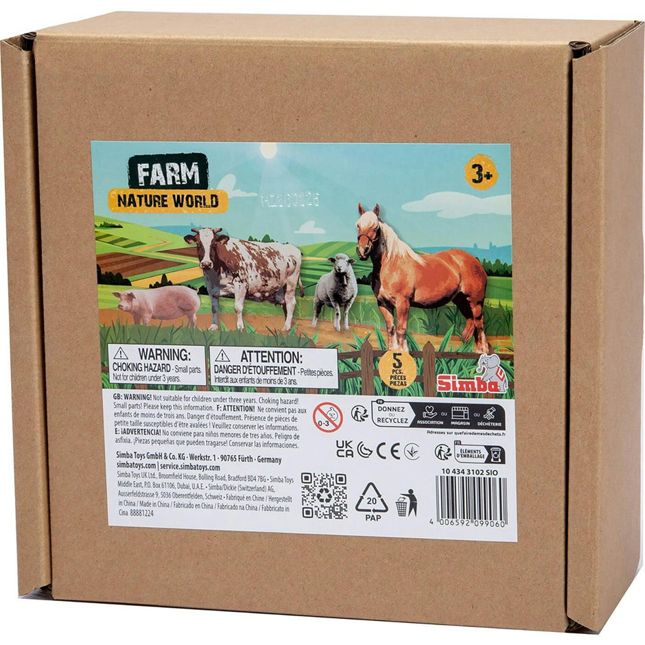 Animals Set: Farm - 5pc