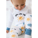 sunshine long sleeve pajama set
