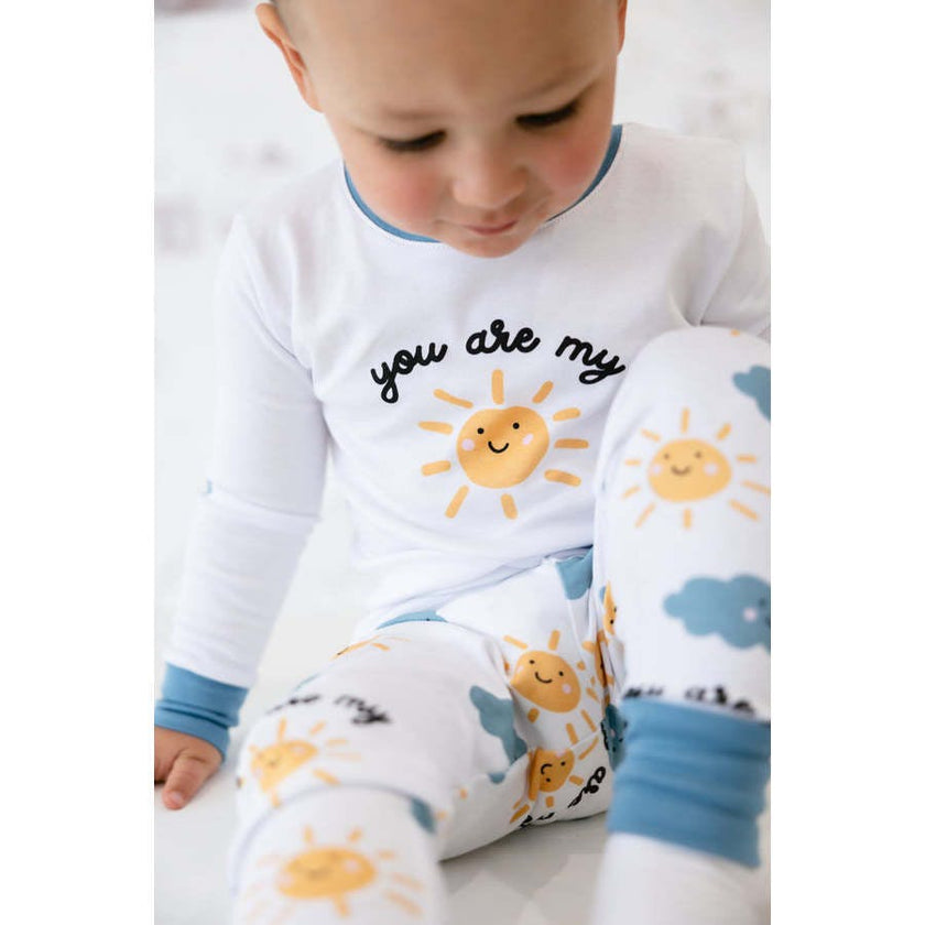 sunshine long sleeve pajama set