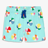 Baby swim trunk in beach balls