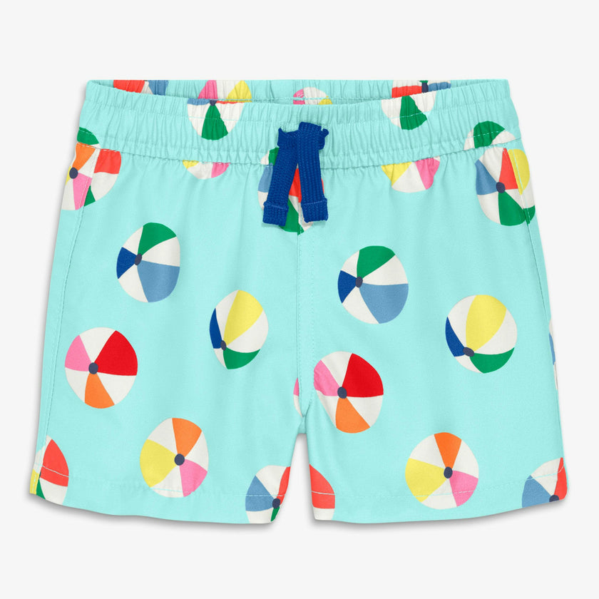Baby swim trunk in beach balls