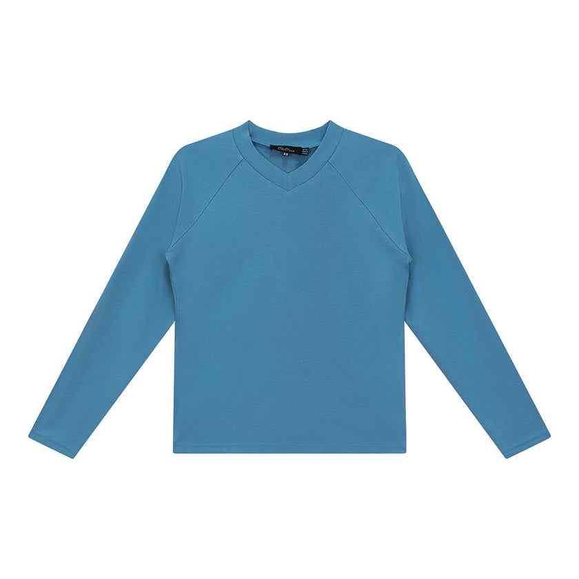 V Neck Raglan Top