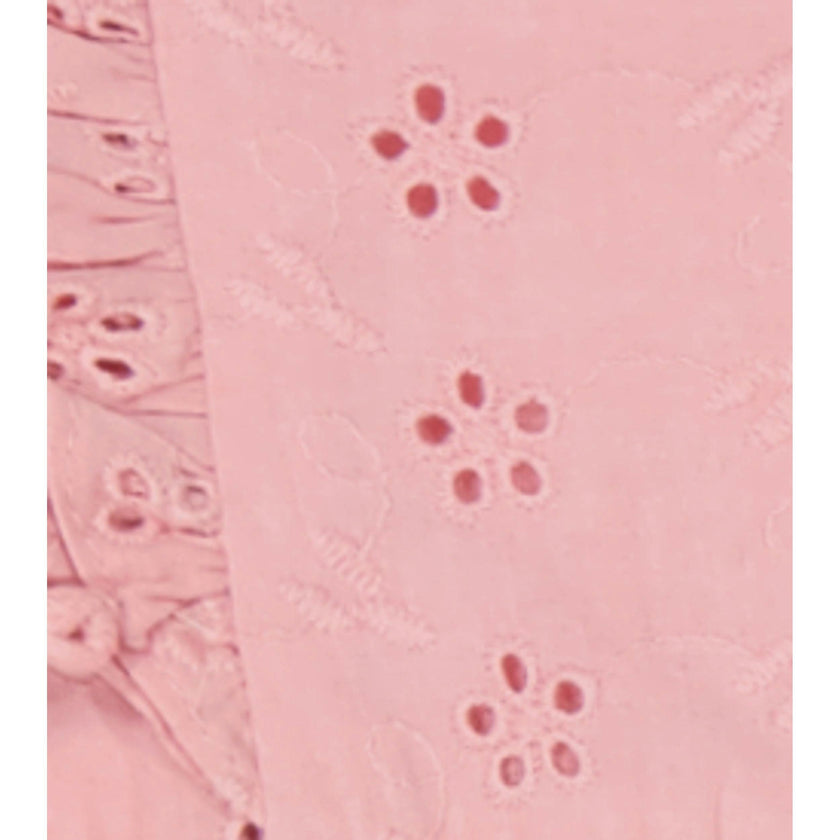Giselle Womens Maxi Dress Blush Pink Eyelet, Blush Pink Eyelet