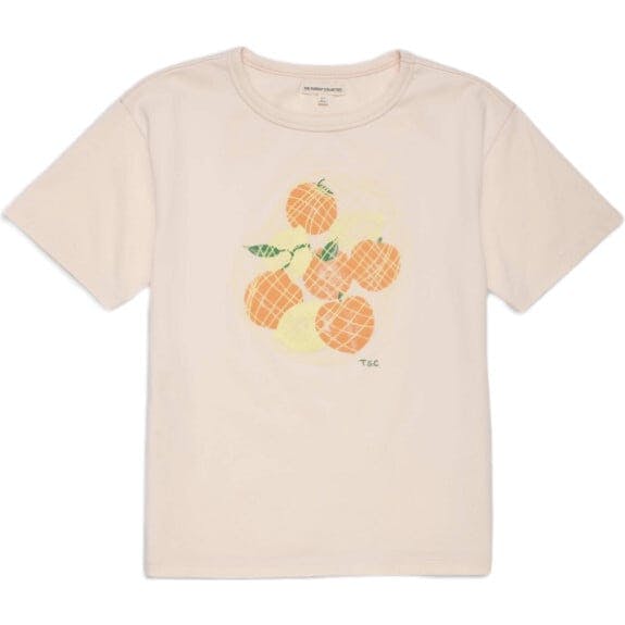 Organic Weekend Tee in Peach Mixed Fruit