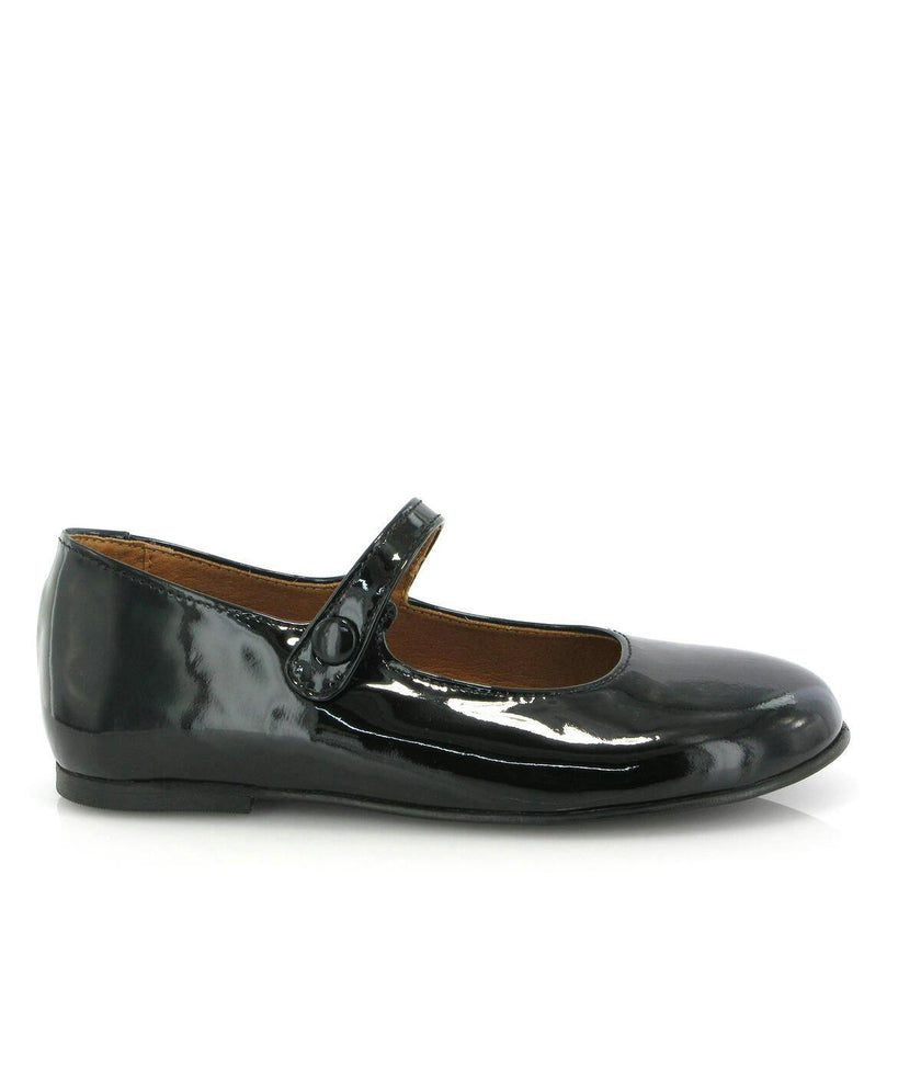 Patent Leather Mary Jane Ballerina, Black
