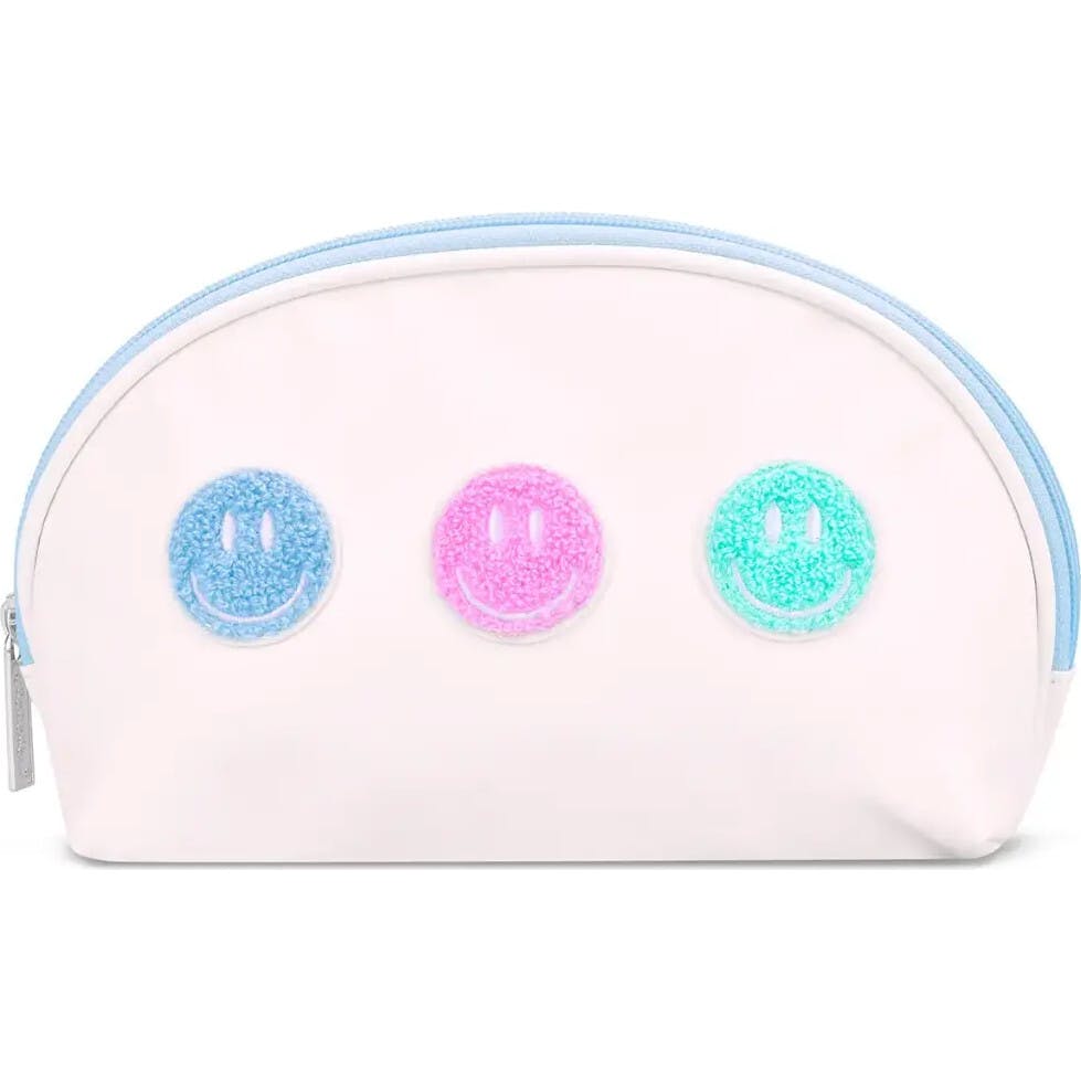 Made You Smile Oval Cosmetic Bag