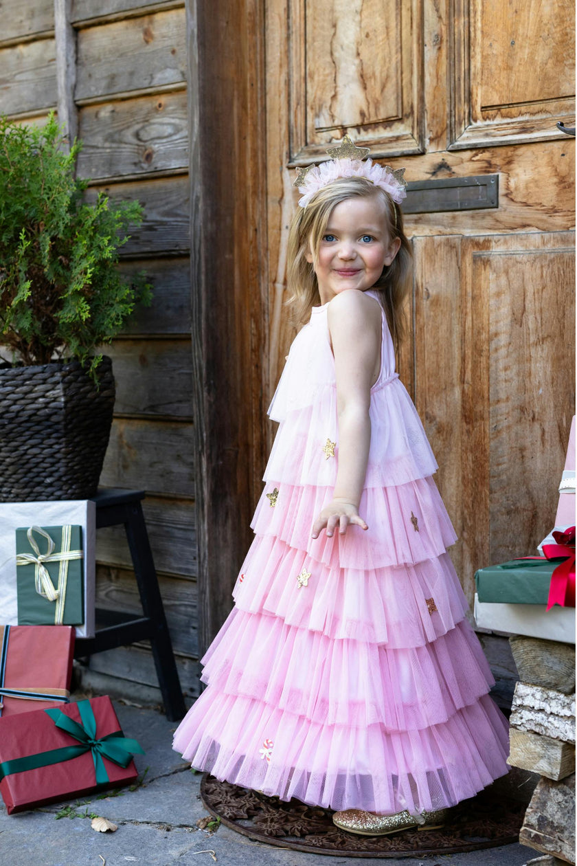 Christmas Tree Dress & Headpiece