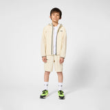 Beige Lightweight Hooded Set