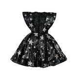 Black Starlit Rivior Dress