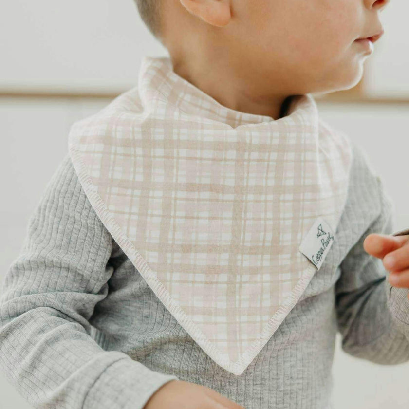 4 Pack Baby Bandana Bibs - Bogey