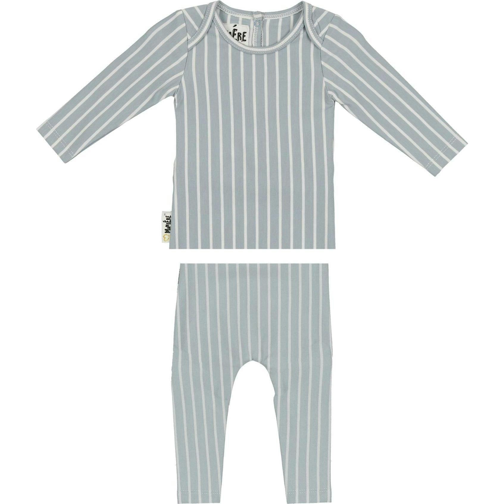 Vertical Pinstripe Loungewear Set