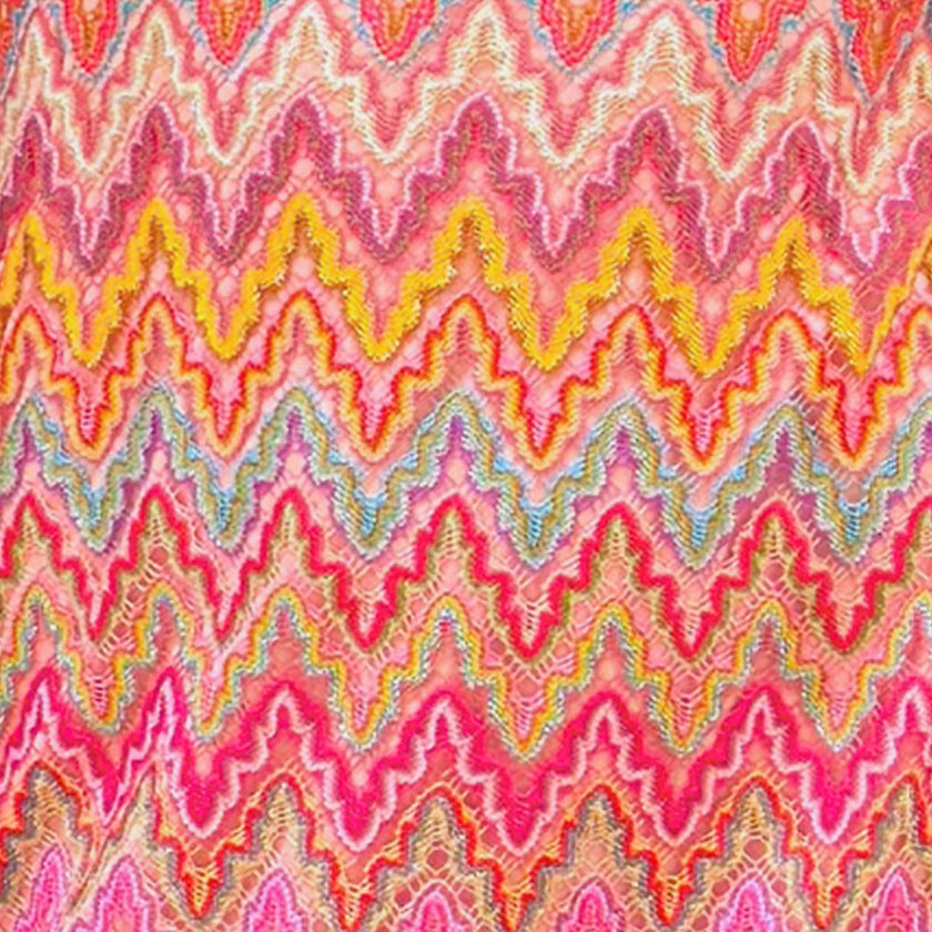 The Nathalie Dress - Pink Sheer Shimmer Knit