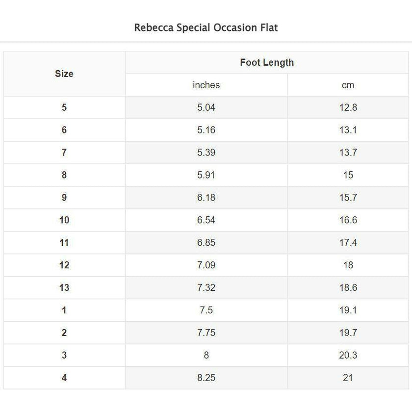 Rebecca Special Occasion Flat