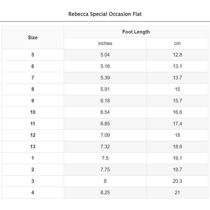 Rebecca Special Occasion Flat