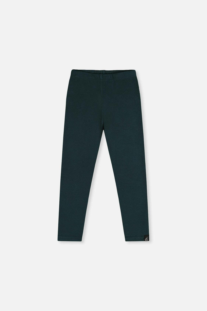 Rib Leggings Jasper Printed Green