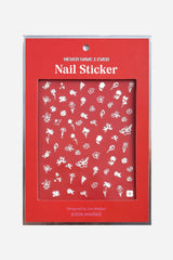 Nail Sticker By Zoe Wodarz - Flower White