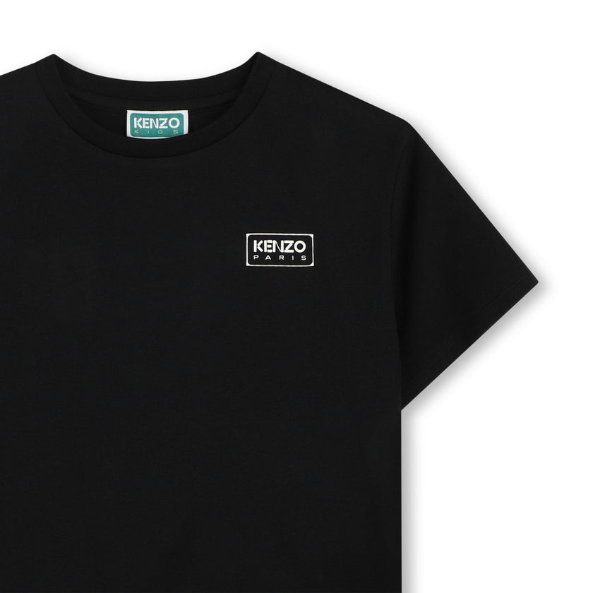 Black Paris Logo T-shirt