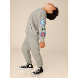 Cargo Elastic Waist Lined Knee Pocket Joggers, Grey