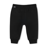 Black Zip-Up Tracksuit Set