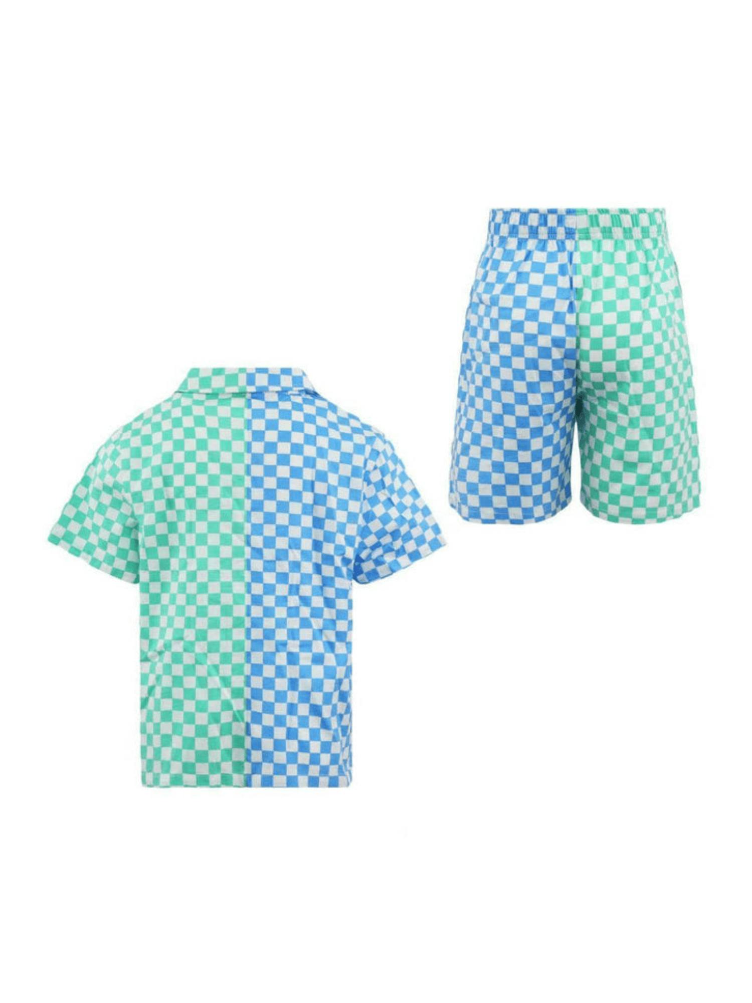 Checkered Summer Boys Set