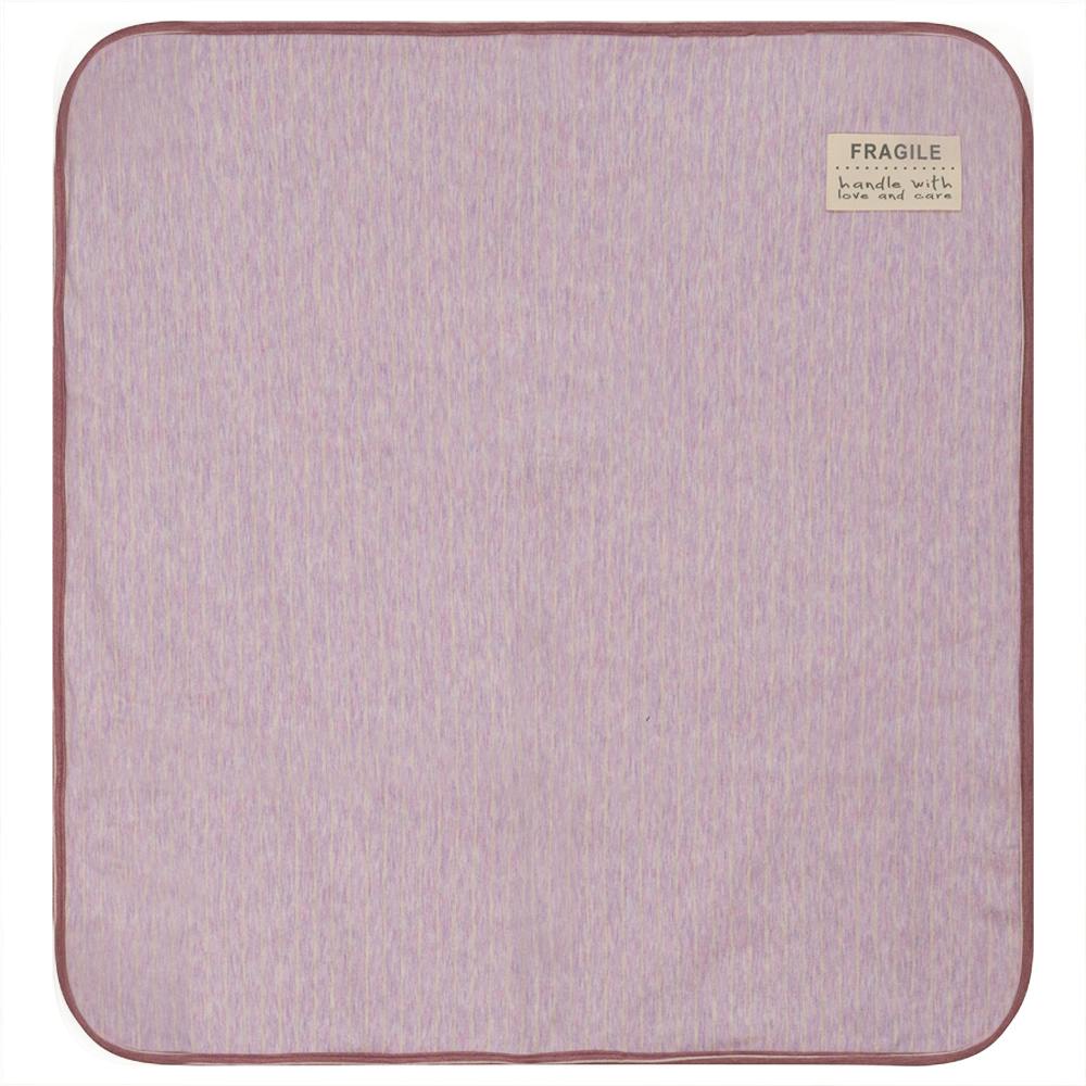 Stripe Stretch Knit Blanket Mauve