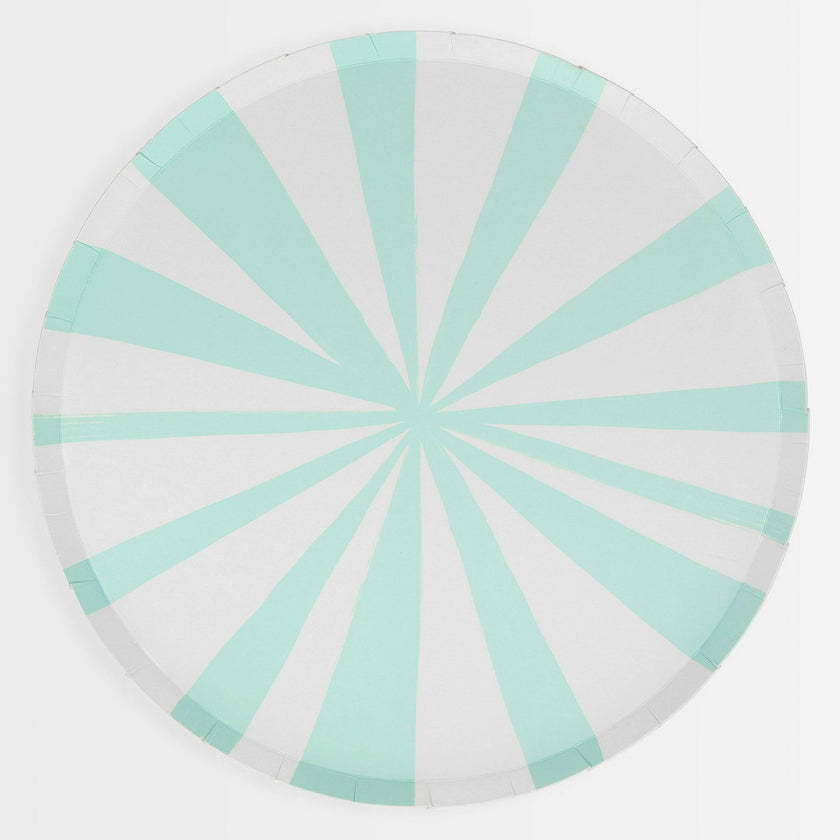 Mixed Stripe Dinner Plates