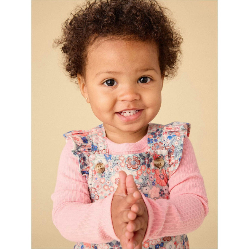 Lap Shoulder Baby Bodysuit, Red