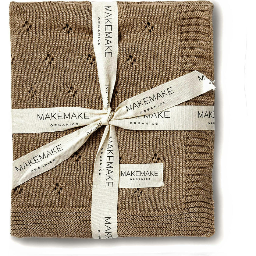Organic Cotton Pointelle Baby Blanket