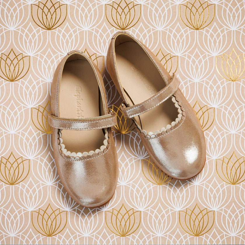 Aria Ballet Flat | Blush Leather