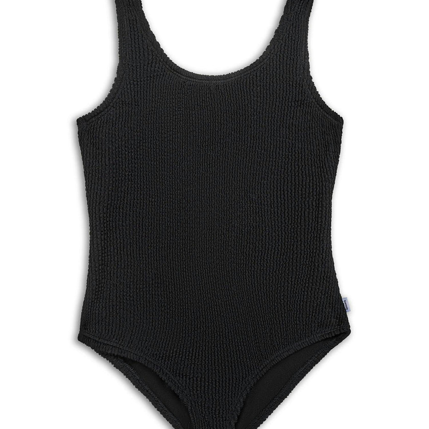 Ester Crinkle One Piece Swimsuit - Black