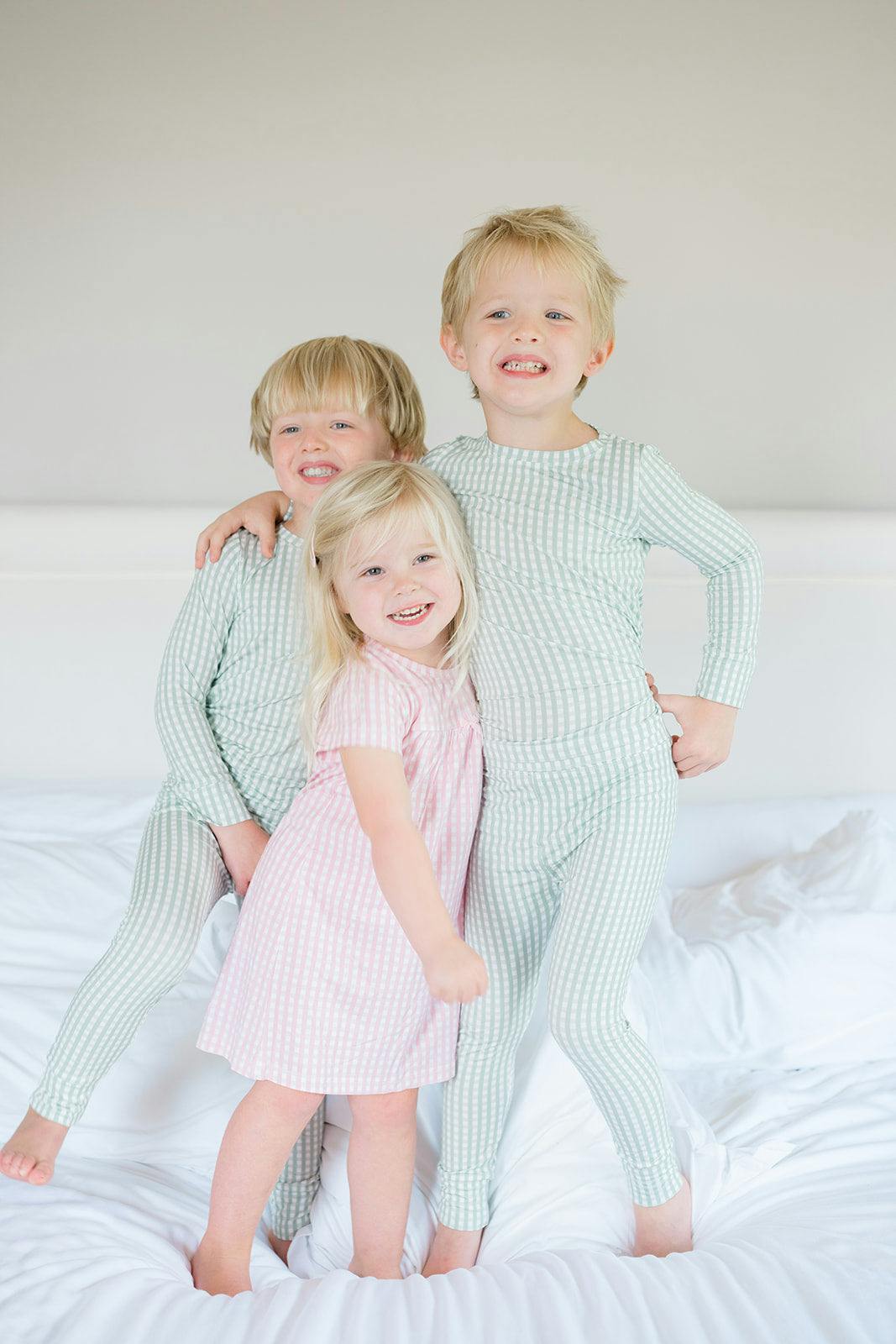 Pajama Set 2 Piece  - Gingham