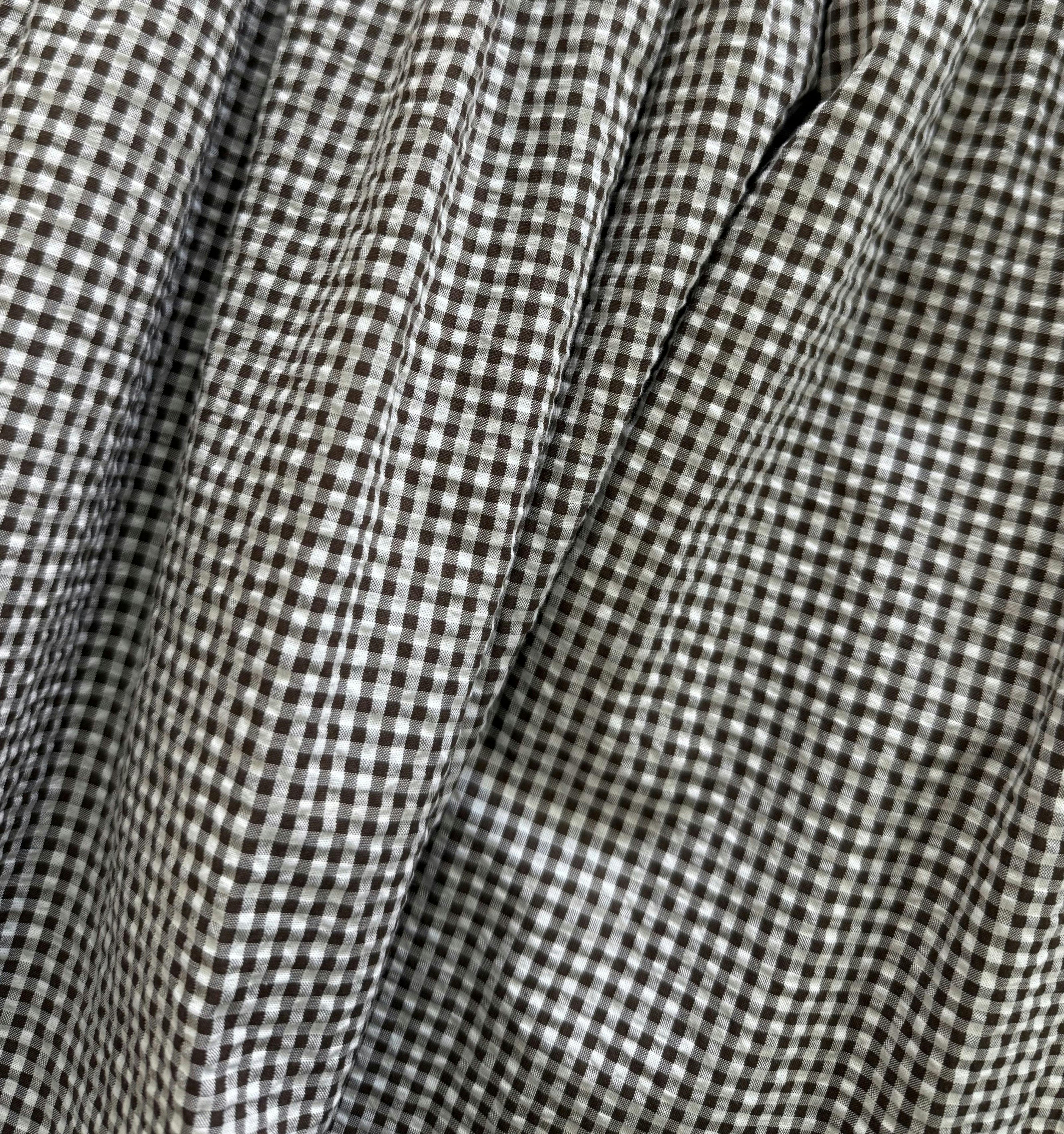 The Fleur Midi Dress - Chocolate Gingham
